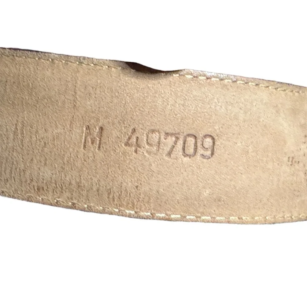 Brighton Brown Faux Alligator Vintage Belt